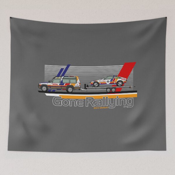 Item preview, Gone Rallying, Back Monday - Matra Rancho and Matra Murena 80's rally cars designed and sold by RJWautographics.