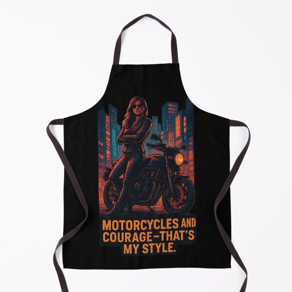 Item preview, Motorcycles And Courage - This Is My Style designed and sold by LuminOrb.