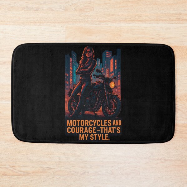 Item preview, Motorcycles And Courage - This Is My Style designed and sold by LuminOrb.