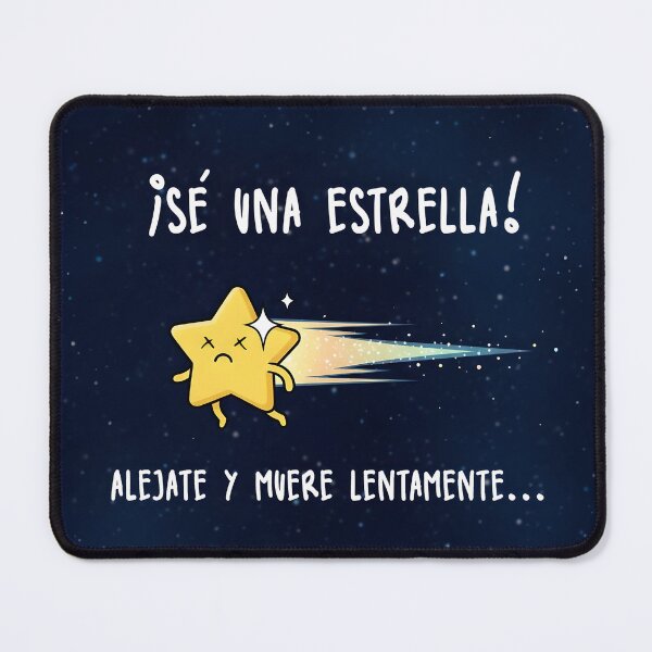 Item preview, "Be a star: walk away and die" designed and sold by La mala influencia.