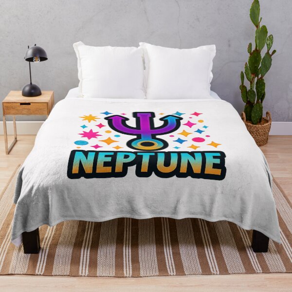 Item preview, Neptune Psychedelic Astral Symbol designed and sold by sifo2024.