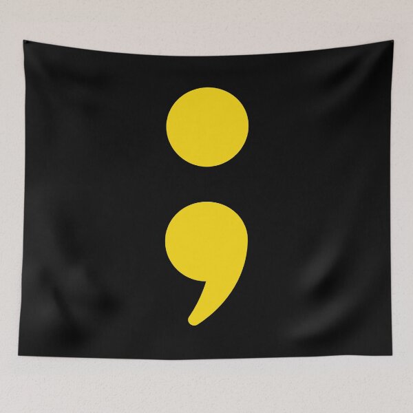 Item preview, Semicolon – Minimalist Coding Symbol designed and sold by Redstrawberry13.