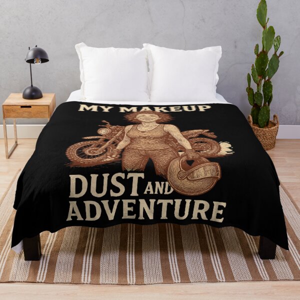Item preview, My Makeup Dust And Adventure Motorcycle Biker designed and sold by LuminOrb.