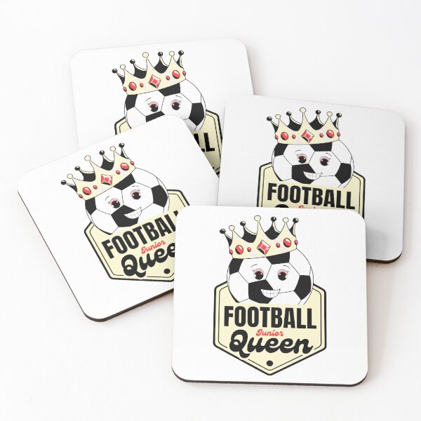 Item preview, Junior Football Queen – Crowned Sport Style for Kids | Match Day Gift for Young Stars designed and sold by Yuli Club.
