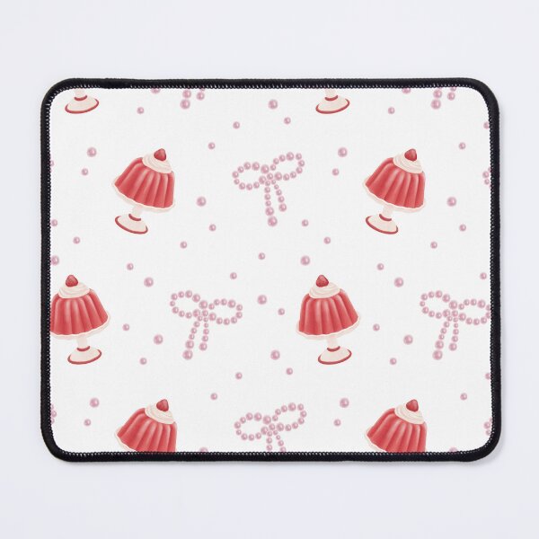 Item preview, Sweet Strawberry Pudding & Pearl Bow Pattern designed and sold by nuteling.