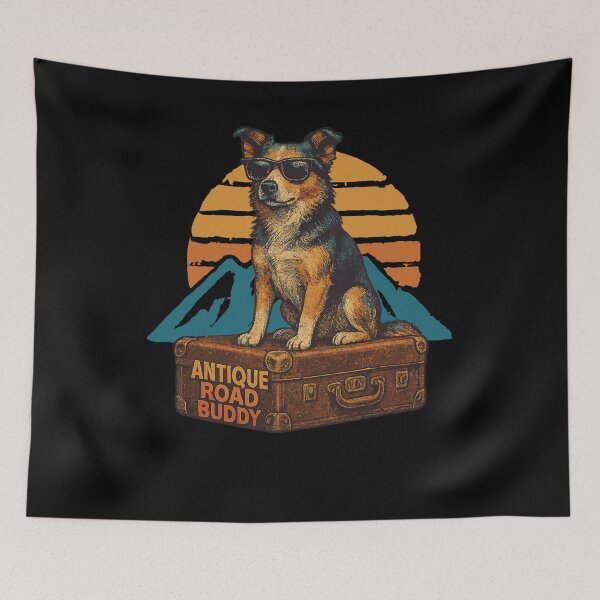 Item preview, Antiquing Road Buddy Dog Sunglasses Travel designed and sold by LuminOrb.