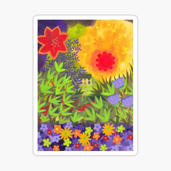 Item preview, Cottage in the Warm Sunshine designed and sold by Jessincolour.