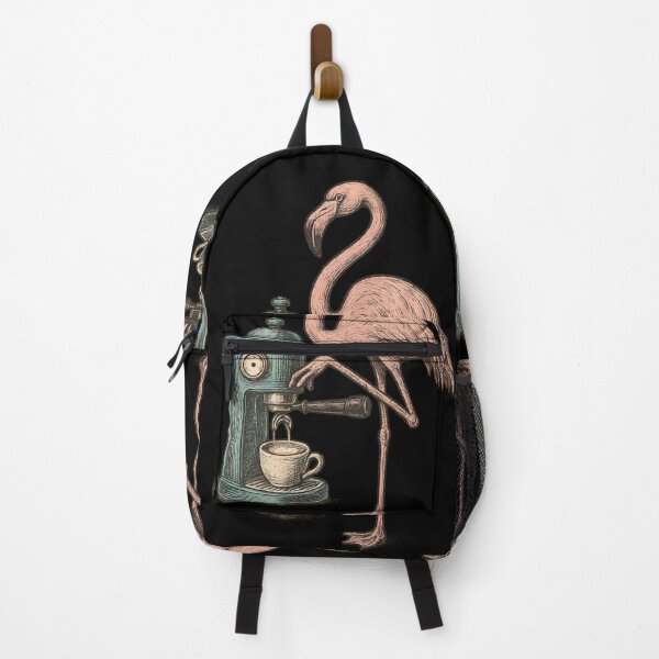 Item preview, Pink Flamingo Barista. Funny Cool. designed and sold by Shoot-The-Moon.