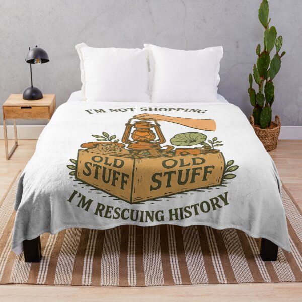 Item preview, I'm Not Shopping Old Stuff Rescuing History designed and sold by LuminOrb.