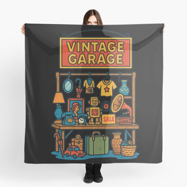 Aperçu de l'œuvre Conception de garage vintage et d'antiquités créée et vendue par LuminOrb.