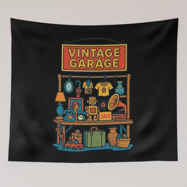 Item preview, Antiques Vintage Garage Design designed and sold by LuminOrb.