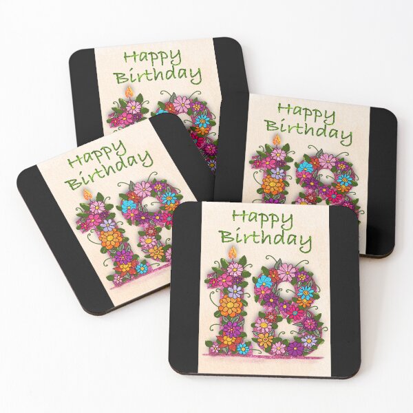 Item preview, Happy Birthday 18th designed and sold by Shimmersnap.