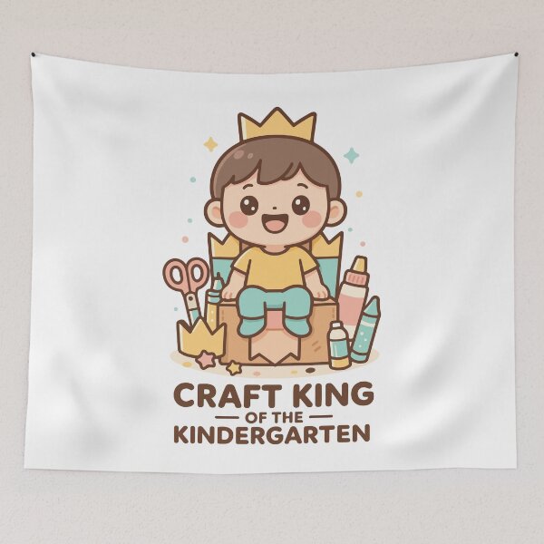 Item preview, Craft King Of The Kindergarten Crafts designed and sold by LuminOrb.