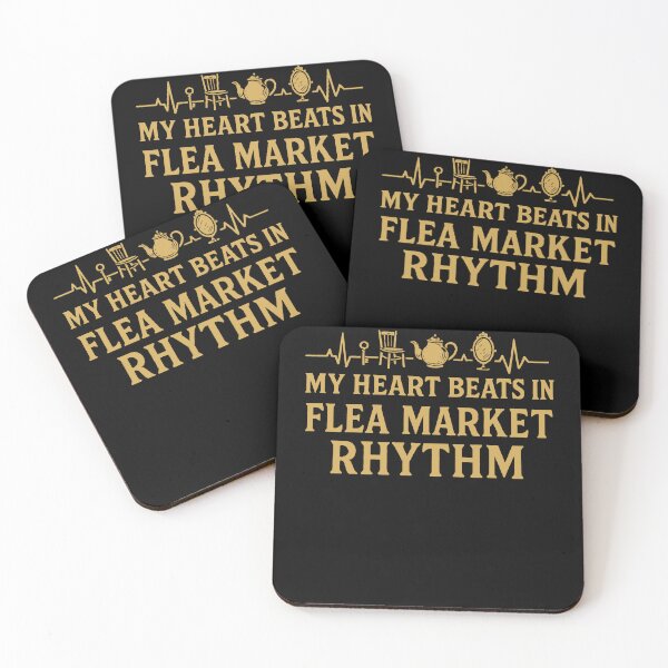 Item preview, My Heart Beats To The Rhythm Of The Flea Market designed and sold by LuminOrb.