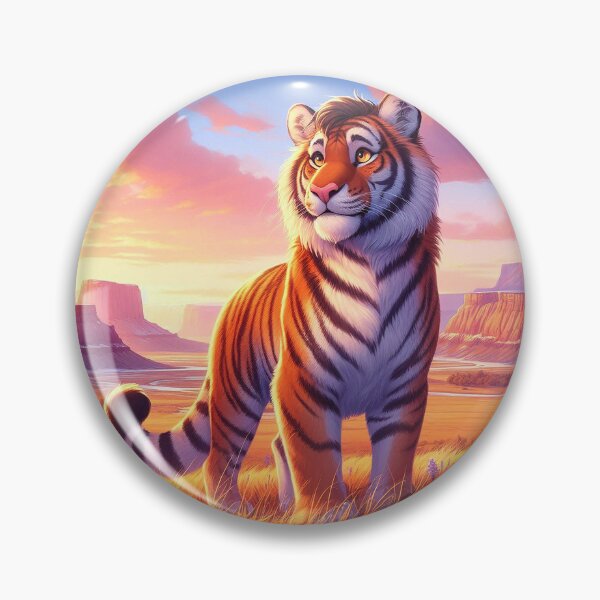 Item preview, Tiger Beneath Canyon Skies designed and sold by nikkolaus.