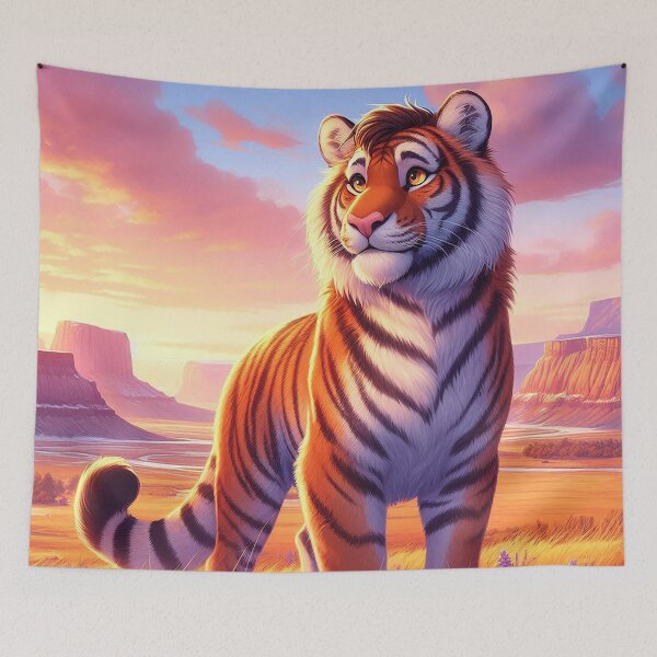 Item preview, Tiger Beneath Canyon Skies designed and sold by nikkolaus.