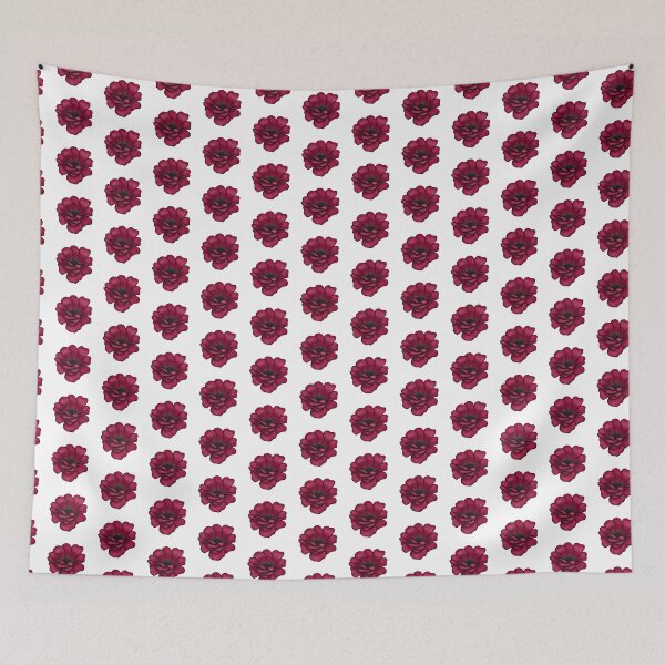 Item preview, Crimson red flower designed and sold by pinkyfish1010.
