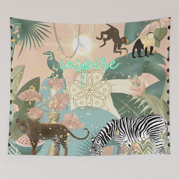 Item preview, Elegant Gold Tropical Jungle Pattern | Botanical Palm Leaves Design designed and sold by Sugar Wisdom .