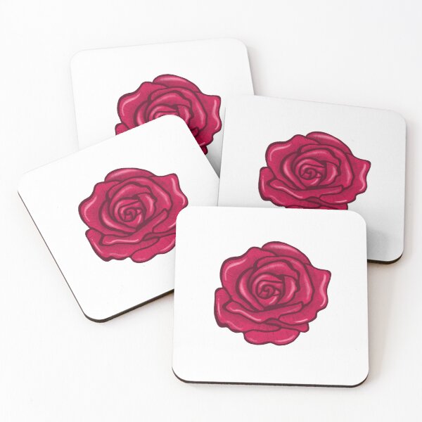 Item preview, Bright red rose designed and sold by pinkyfish1010.