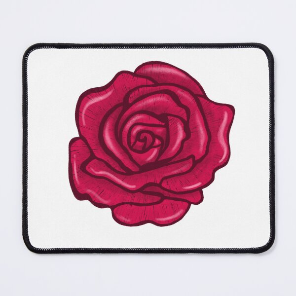 Item preview, Bright red rose designed and sold by pinkyfish1010.