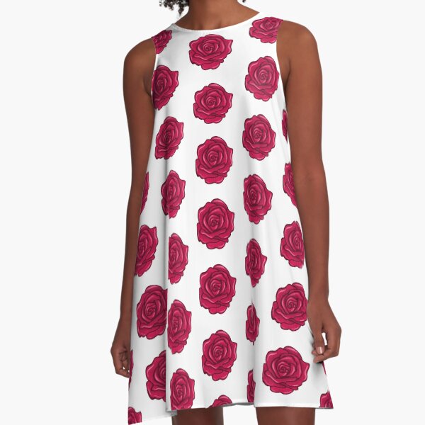 Item preview, Bright red rose designed and sold by pinkyfish1010.