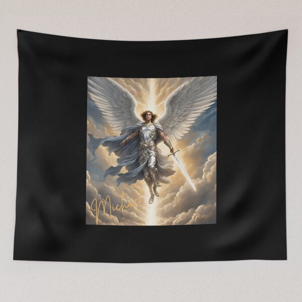 Item preview, Archangel Michael Print – Guardian Angel Protection – Christian Art designed and sold by namaste369.