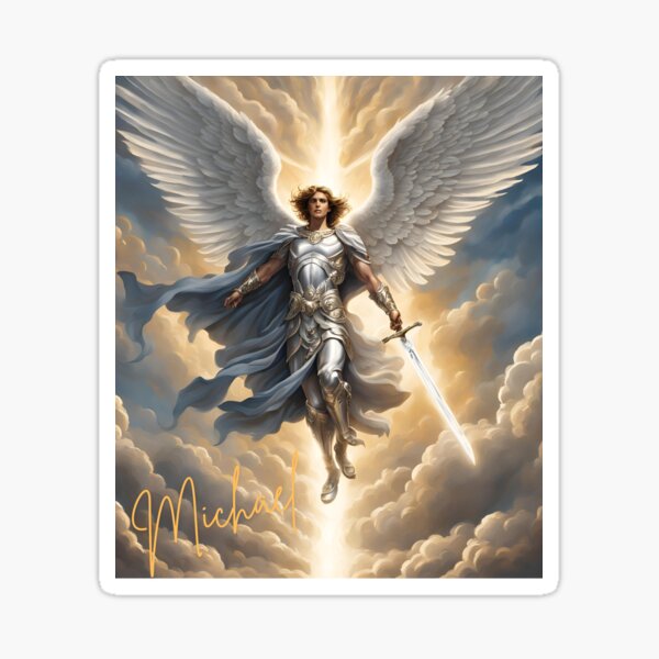 Item preview, Archangel Michael Print – Guardian Angel Protection – Christian Art designed and sold by namaste369.