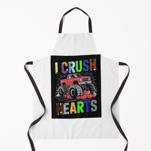 Item preview, I Crush Hearts Monster Truck T-Shirt Funny Valentine’s Day Gift designed and sold by VectorVerse168.