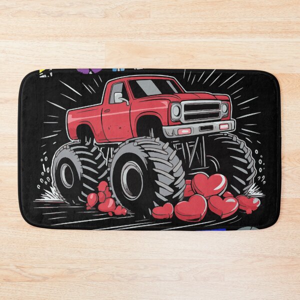 Item preview, I Crush Hearts Monster Truck T-Shirt   Funny Valentine’s Day Gift designed and sold by VectorVerse168.