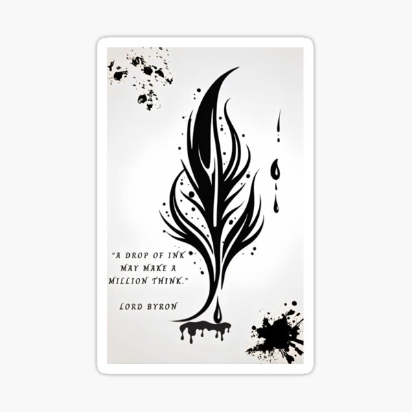 Item preview, A Drop of Ink designed and sold by LiteraryLoves.