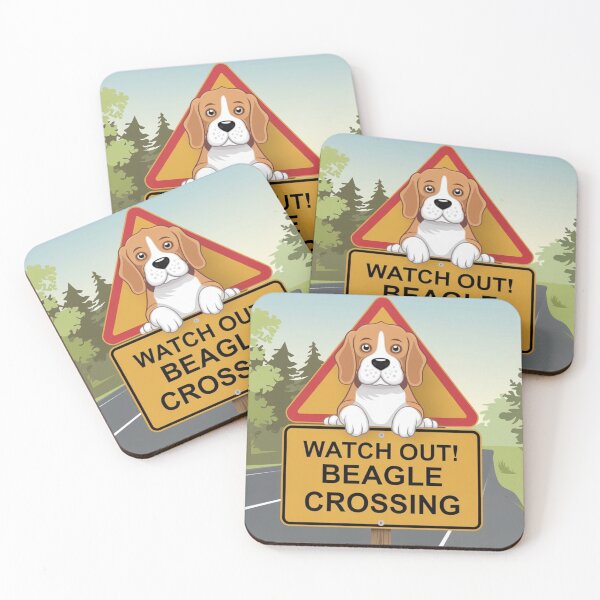 Item preview, Beware of the Beagle - Warning designed and sold by NeatThingLover.