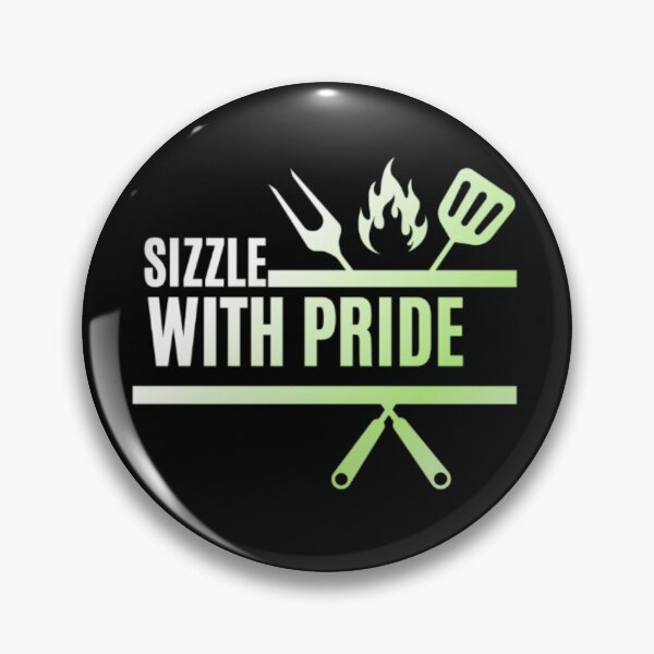 Item preview, Sizzle With Pride, Agender pride flag graphic, BBQ Rainbow Graphic, BBQ, Outdoors, Summer, Party, LGBTQ, BBQ Grill, BBQ Foodie, Funny BBQ Slogan, Funny, Humor, designed and sold by PrideBeProud.