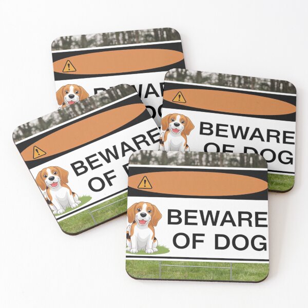 Item preview, Watch Out! Beagle Sign designed and sold by NeatThingLover.