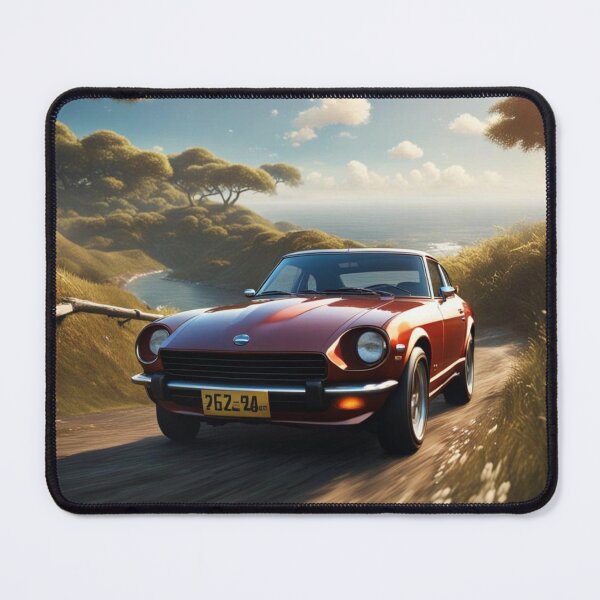 Item preview, Datsun 280Z on a winding country road designed and sold by TreadandTire.