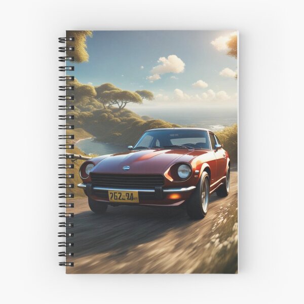 Item preview, Datsun 280Z on a winding country road designed and sold by TreadandTire.