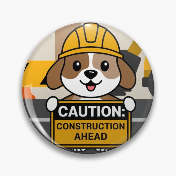 Item preview, Dog Ahead: Beagle Warning Poster designed and sold by NeatThingLover.