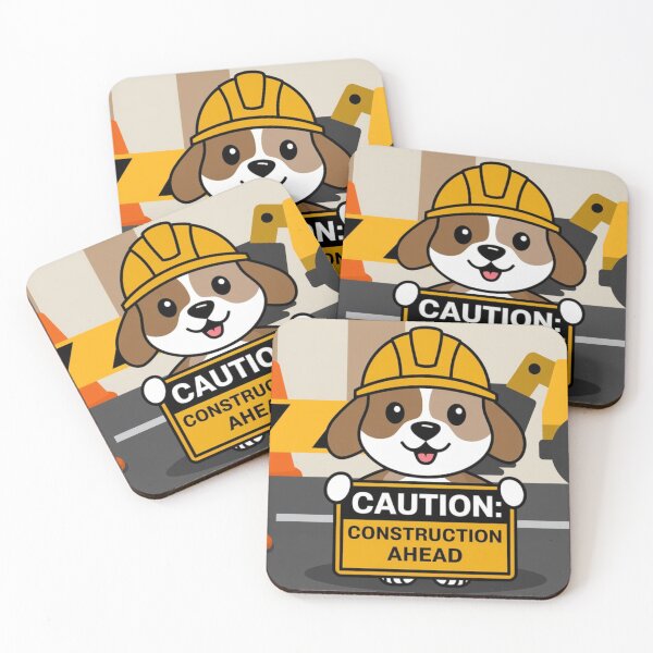 Item preview, Dog Ahead: Beagle Warning Poster designed and sold by NeatThingLover.