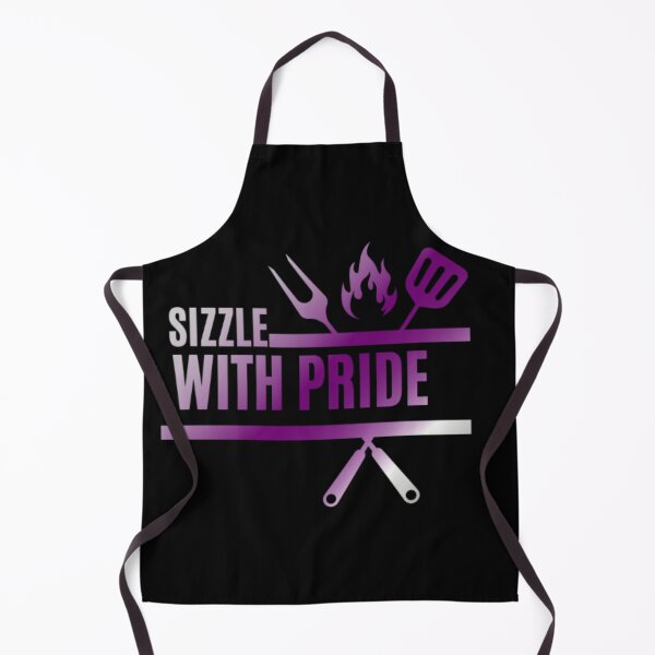 Item preview, Sizzle With Pride, Demisexual pride flag graphic, BBQ Rainbow Graphic, BBQ, Outdoors, Summer, Party, LGBTQ, BBQ Grill, BBQ Foodie, Funny BBQ Slogan, Funny, Humor, designed and sold by PrideBeProud.