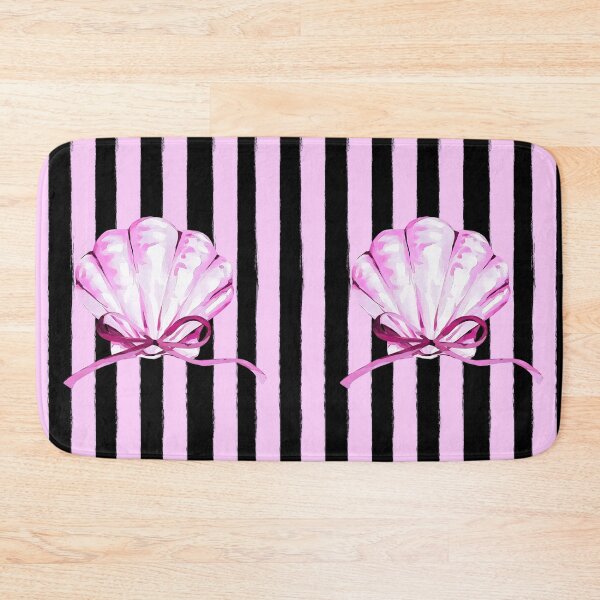 Item preview, Pretty Pink Seashell with Bow | Summer Beach Vibes Aesthetic Design designed and sold by Ela-graphicwiz.