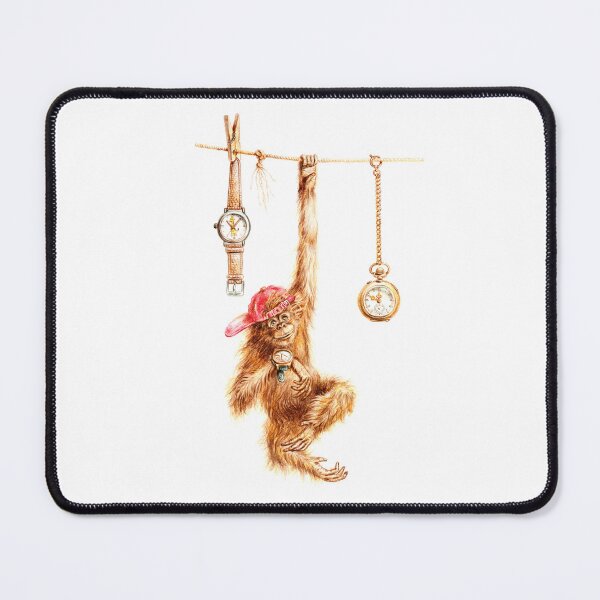 Item preview, MONKEY with a clock designed and sold by AleksARTua.