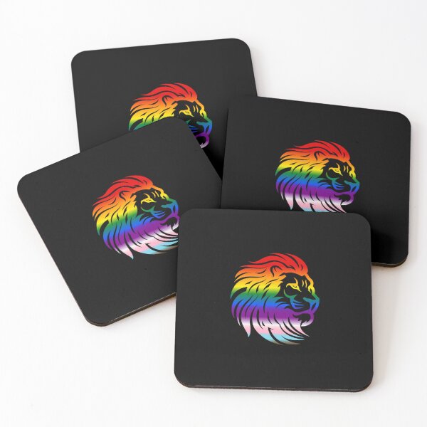 Item preview, Rainbow Lion Head, Progress pride flag graphic, Motivational, Inspirational, Powerful, Strong, Wild, Animal, Lion, Big Cat, LGBTQ designed and sold by PrideBeProud.