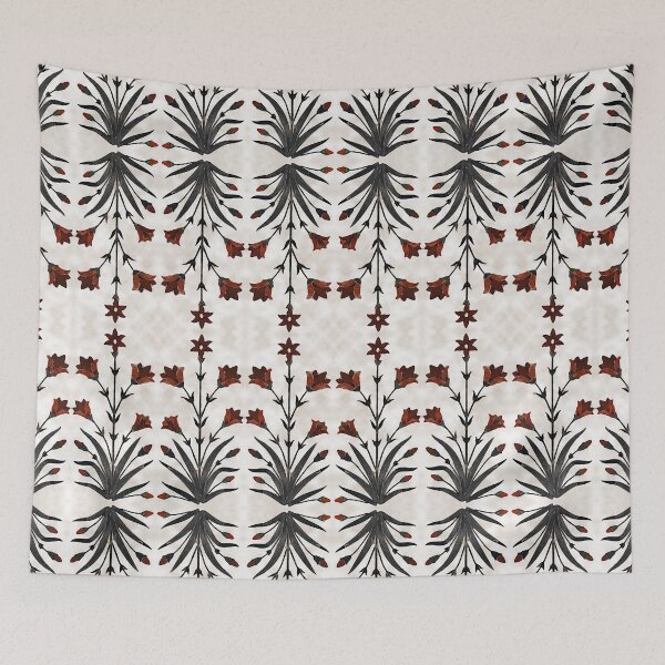 Item preview, 537. Taj Mahal Flowers (brush ornament) (P 28) designed and sold by FireFairy.