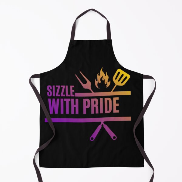 Item preview, Sizzle With Pride, Intersex pride flag graphic, BBQ Rainbow Graphic, BBQ, Outdoors, Summer, Party, LGBTQ, BBQ Grill, BBQ Foodie, Funny BBQ Slogan, Funny, Humor, designed and sold by PrideBeProud.