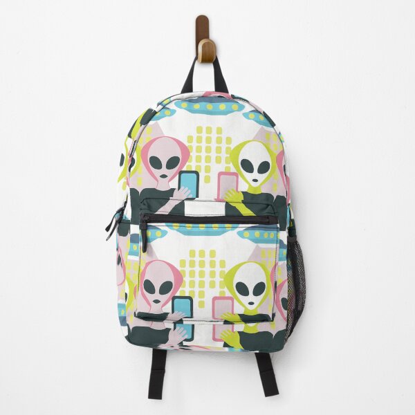 Item preview, Aliens Using Smartphones Under UFOs designed and sold by ART ATTACK ZONE.