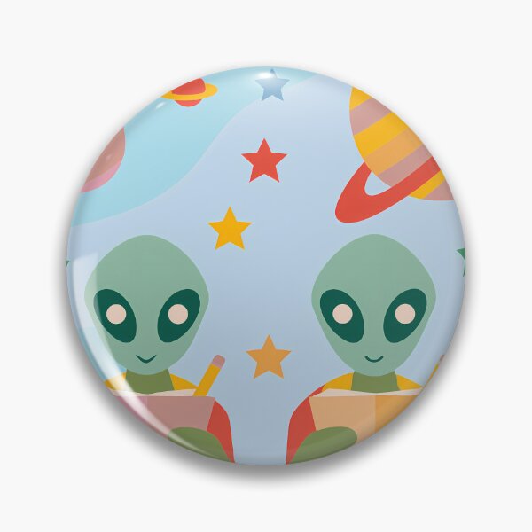 Item preview, Cute Aliens Studying in Space designed and sold by ART ATTACK ZONE.