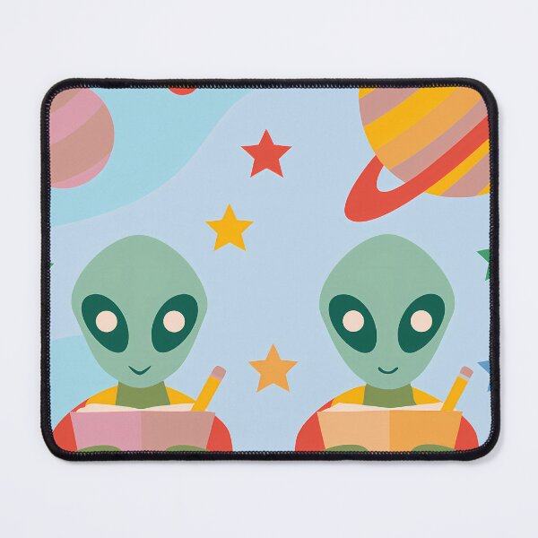 Item preview, Cute Aliens Studying in Space designed and sold by ART ATTACK ZONE.