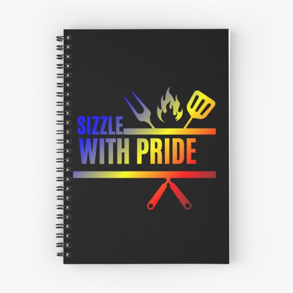 Item preview, Sizzle With Pride, Polyamory pride flag graphic, BBQ Rainbow Graphic, BBQ, Outdoors, Summer, Party, LGBTQ, BBQ Grill, BBQ Foodie, Funny BBQ Slogan, Funny, Humor, designed and sold by PrideBeProud.