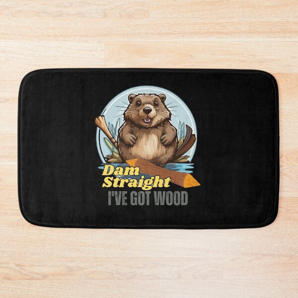 Item preview, Dam Straight I've Got Wood - Funny Beaver Pun T-Shirt | Naughty Cartoon Animal  designed and sold by Cree8if.