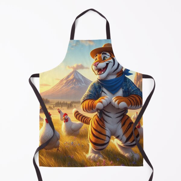 Item preview, Tiger Trails Through Clucking Fields designed and sold by nikkolaus.