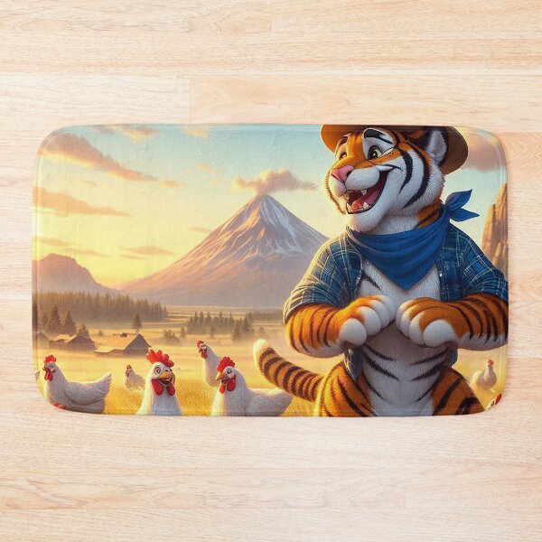 Item preview, Tiger Trails Through Clucking Fields designed and sold by nikkolaus.